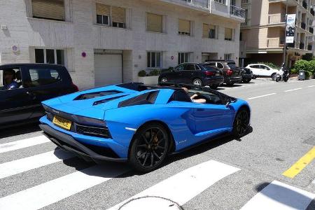 Lamborghini Aventador Roadster - Carspotting - GP Monaco 2018
