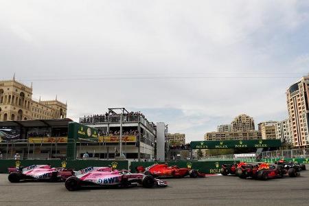 Start - Formel 1 - GP Aserbaidschan - 29. April 2018