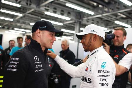 Lewis Hamilton - Valtteri Bottas - Mercedes - Formel 1 - GP Aserbaidschan - 29. April 2018