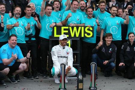 Lewis Hamilton - Mercedes - Formel 1 - GP Aserbaidschan - 29. April 2018