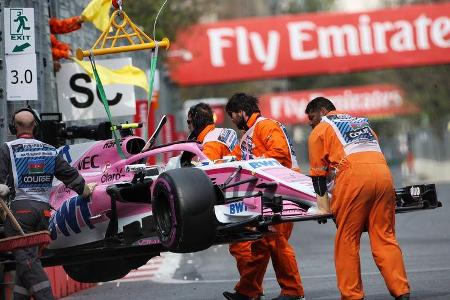 Esteban Ocon - Force India - Formel 1 - GP Aserbaidschan - 29. April 2018