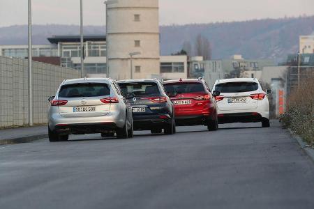 Hyundai i40 Kombi, Mazda 6 Kombi, Opel Insignia Sports Tourer, Renault Talisman Grandtour, Exterieur