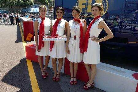 Grid Girls - GP Monaco - Formel 1 - Freitag - 25.5.2018