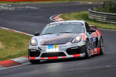 24h-Rennen Nürburgring 2018 - Nordschleife - Startnummer #306 - Porsche Cayman GT4 CS - Kkrämer Racing - CUP3