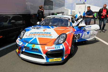 24h-Rennen Nürburgring 2018 - Nordschleife - Startnummer #420 - Porsche Cayman GT4 Clubsport - Care for Climate - AT