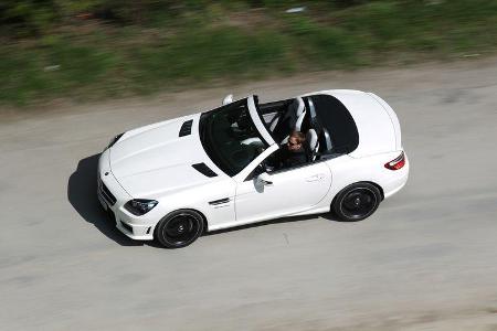 Mercedes SLK 55 AMG, Draufsicht, von oben