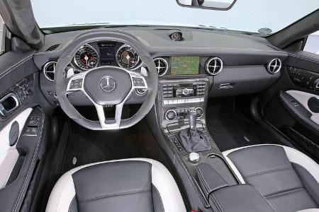 Mercedes SLK 55 AMG, Cockpit, Lenkrad