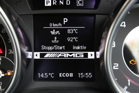 Mercedes SLK 55 AMG, Display, Anzeige