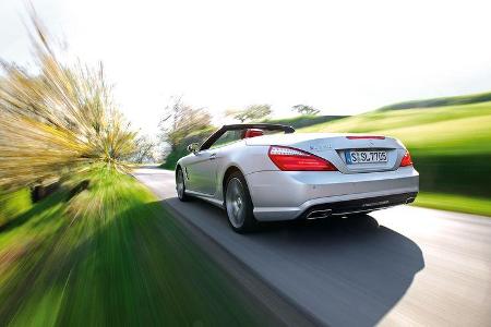 Mercedes SL 350, Heck