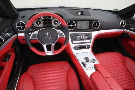 Mercedes SL 350, Cockpit, Lenkrad