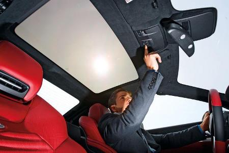 Mercedes SL 350, Himmel, Innenruam