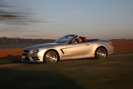 Mercedes SL 350, Seitenansicht