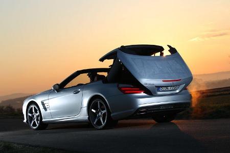 Mercedes SL 350, Heck, Hardtop