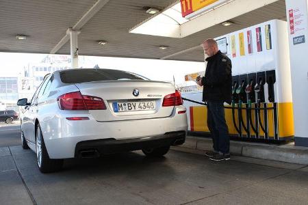 BMW M550d x-Drive, Heck