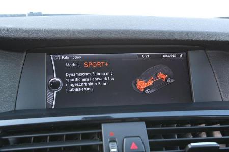 BMW X3 x-Drive 35d, Display, Anzeige