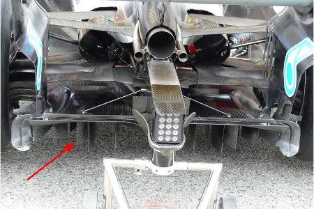 Mercedes - Technik - GP Spanien 2018