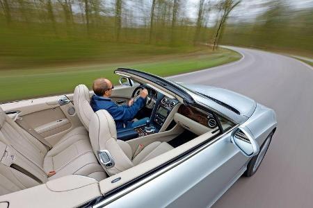 Bentley Continental GTC, Draufsicht, Innenraum
