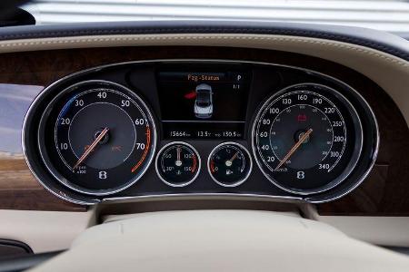 Bentley Continental GTC, Tacho, Rundinstrumente