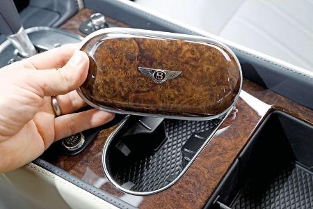 Bentley Continental GTC, Brillenetui, Wurzelholz