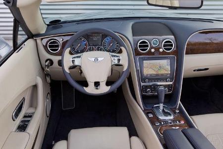 Bentley Continental GTC, Cockpit, Lenkrad