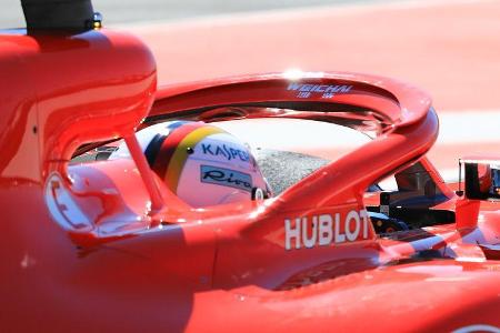 Ferrari - Halo - F1-Test - Barcelona - 2018