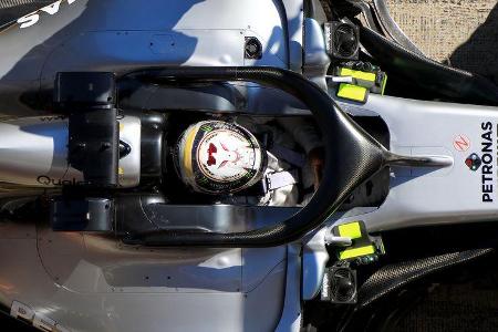 Mercedes - Halo - F1-Test - Barcelona - 2018