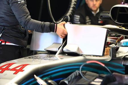 Mercedes - Halo - F1-Test - Barcelona - 2018