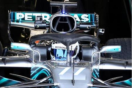 Mercedes - Halo - F1-Test - Barcelona - 2018