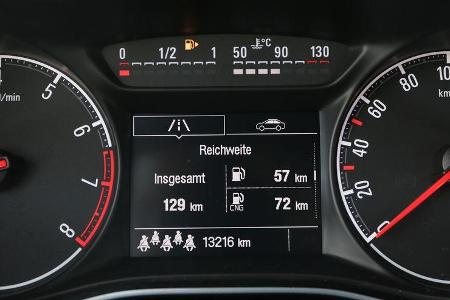 Opel Zafira 1.6 CNG, Interieur