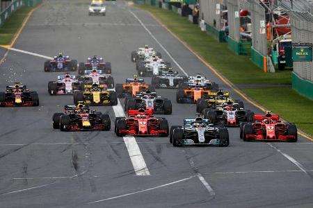 Start - GP Australien 2018 - Melbourne - Rennen