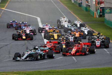 Start - GP Australien 2018 - Melbourne - Rennen