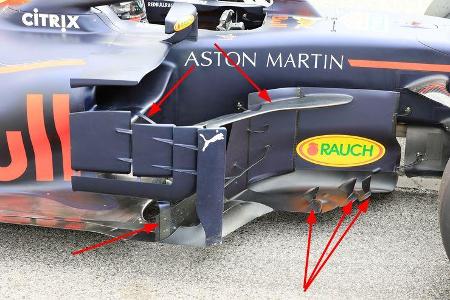 Red Bull - Upgrades - Formel 1 - Test - Barcelona - 2018