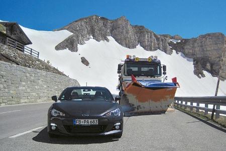 Subaru BRZ, Großglockner, Österreich, Schneeräumfahrzeug