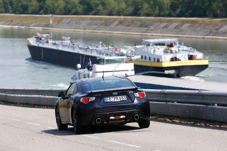 Subaru BRZ, Heckansicht, Rhein