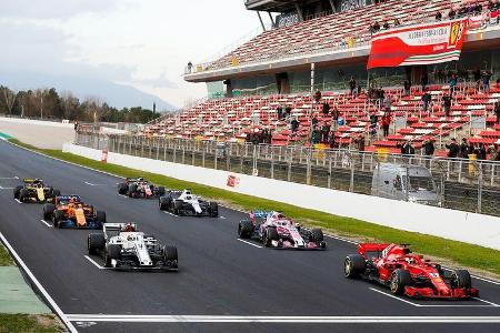 Startübung - Barcelona F1-Test 2018 Startübung - Barcelona F1-Test 2018