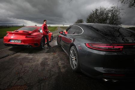 Porsche 911 Turbo, Porsche Panamera Turbo, Exterieur