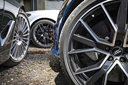 Alpina B5 Biturbo Touring, Audi RS6 Avant Performance, Mercedes-AMG E 63 S T-Modell, Felgen