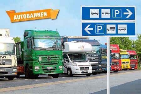 Parken und Übernachten: Am Straßenrand oder an der Autobahn