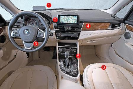 BMW 2er Active Tourer, Innenraum, Cockpit