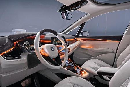 BMW Van, Head-up-Display, Cockpit