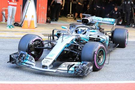 Valtteri Bottas - Mercedes - F1-Test - Barcelona - Tag 7 - 8. März 2018