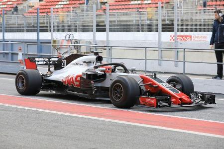 Kevin Magnussen - HaasF1 - F1-Test - Barcelona - Tag 7 - 8. März 2018