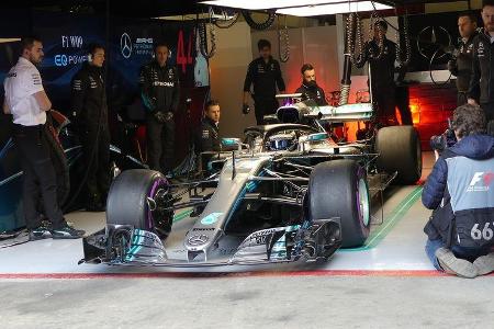 Valtteri Bottas - Mercedes - F1-Test - Barcelona - Tag 7 - 8. März 2018