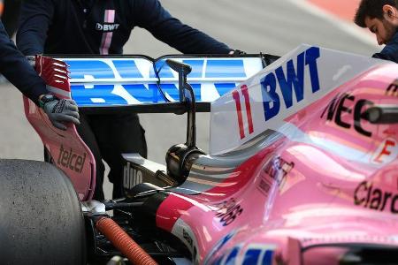 Sergio Perez - Force India - F1-Test - Barcelona - Tag 7 - 8. März 2018