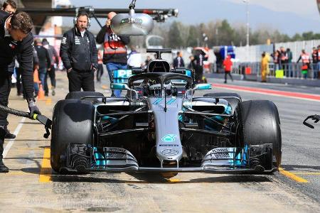 Valtteri Bottas - Mercedes - F1-Test - Barcelona - Tag 7 - 8. März 2018