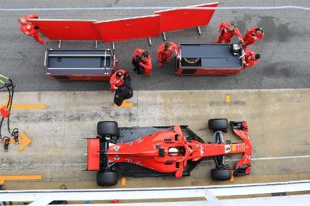 Sebastian Vettel - Ferrari - F1-Test - Barcelona - Tag 7 - 8. März 2018