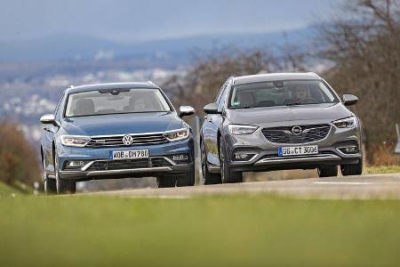 Opel Insignia Country Tourer 2.0 DI Turbo 4x4, VW Passat Alltrack 2.0 TSI 4Motion, Exterieur Opel Insignia Country Tourer 2.0 DI Turbo 4x4, VW Passat Alltrack 2.0 TSI 4Motion, Exterieur