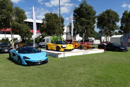 McLaren 570S - McLaren 720S - GP Australien 2018 - Melbourne - Albert Park - Mittwoch - 21.3.2018 McLaren 570S - McLaren 720S - GP Australien 2018 - Melbourne - Albert Park - Mittwoch - 21.3.2018