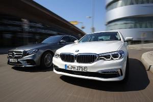 BMW 530e iPerformance und Mercedes E 350 e im Test