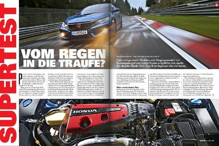 sport auto 2/2018 - Honda Civic Type R - Supertest